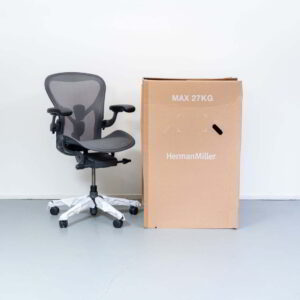 Herman Miller Aeron Remastered Bureaustoel Graphite - Maat B Nieuw