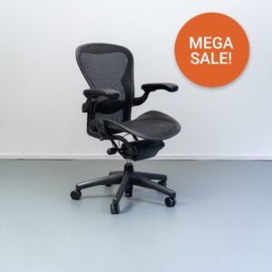 Herman Miller Aeron Classic Graphite Pellicle Maat B - Graphite