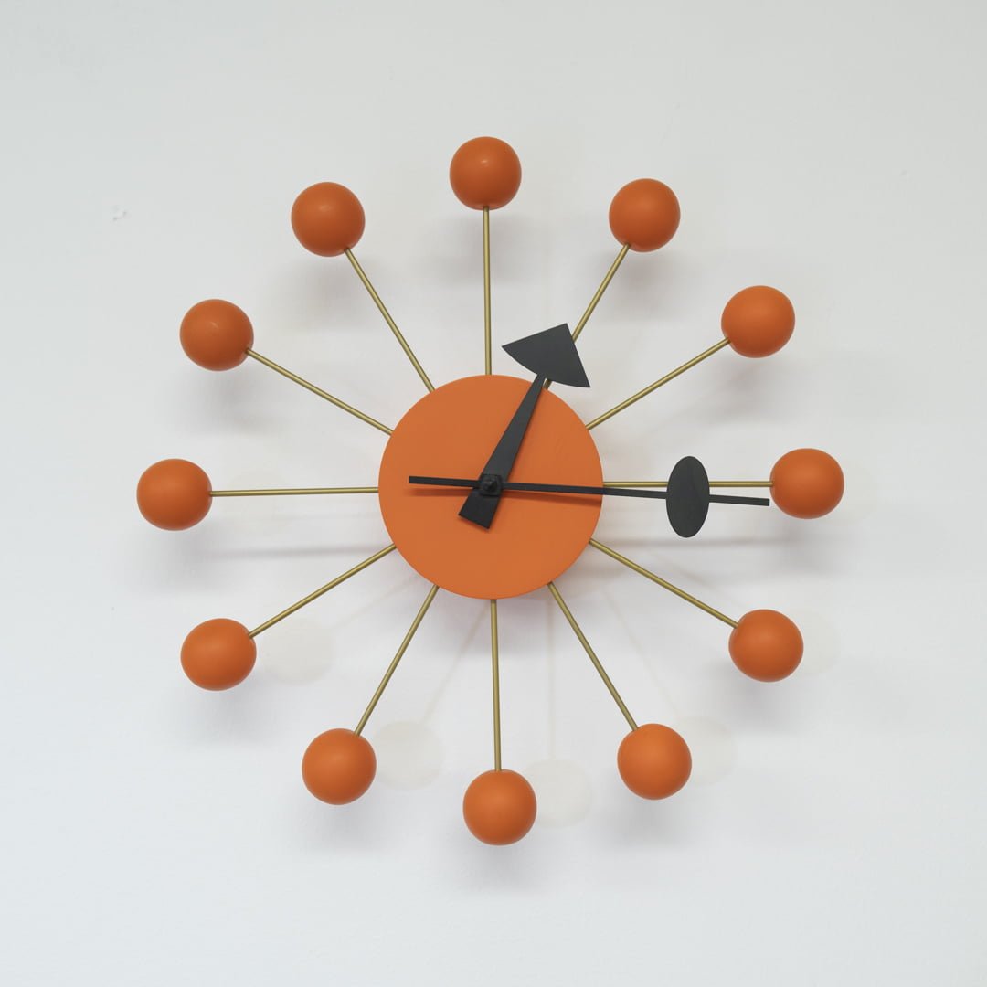 Vitra Ball Clock George Nelson Oranje