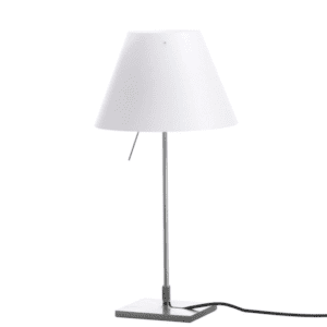 Luceplan Costanza D13i Tafellamp Aluminium/Wit