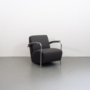 Leolux Scylla Fauteuil Antraciet/Grijs - Stof