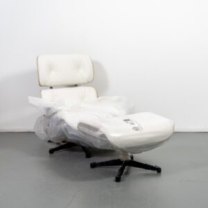 Vitra Eames Lounge Chair + Ottoman snow leer Palisander