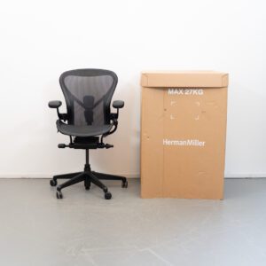 Herman Miller Aeron Remastered bureaustoel Onyx Maat B  Nieuw