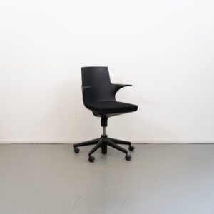 Kartell Spoon bureaustoel Zwart Antonio Citterio