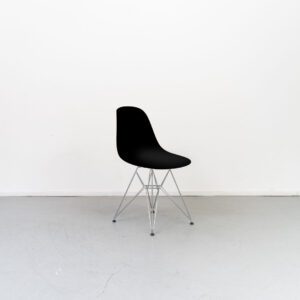 Vitra Eames DSR Stoel Zwart - Chroom