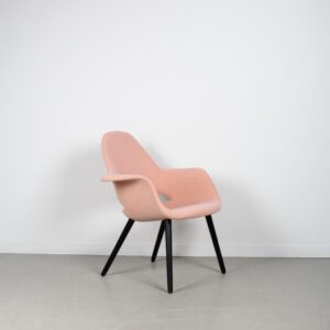 Vitra Organic Chair Roze Stof - Hout