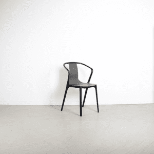 Vitra Belleville Armchair Kunststof + Zwart Frame