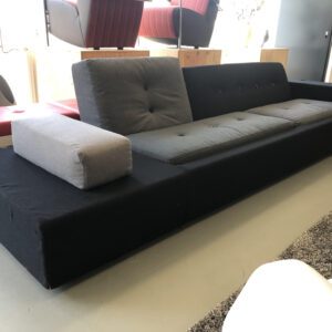 Vitra Hella Jongerius Poldersofa XXL Zwart Grijs mix