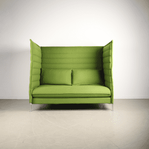 Vitra Alcove Plus Sofa – 2-zits Groen | Stof