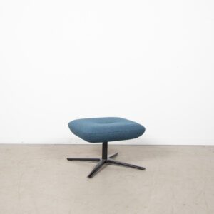 Leolux Caruzzo Fine Voetenbank Blauw Stof