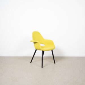 Vitra Eames Organic Fauteuil Geelgroen Stof