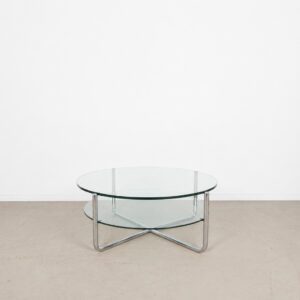 Gispen Today 427 Salontafel Rond Glas Ø95 cm - Chroom