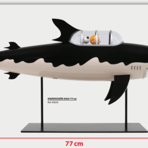 Kuifje Bobby Haai in Duikboot 77 cm Nieuw