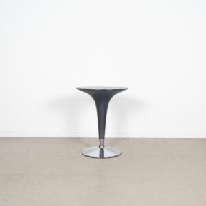 Magis Bombo Table Tafel Rond Antraciet Kunststof Ø55 cm - Chroom