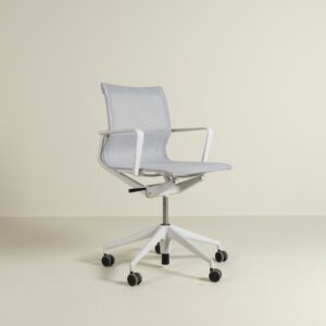 Vitra Physix Bureaustoel Lichtgrijs Mesh - Wit