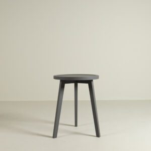 Gervasoni Gray 44 Bijzettafel Rond Grijs Hout