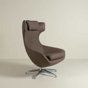 Leolux Caruzzo Plus Fauteuil Bruin Leer