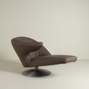 Leolux Parabolica Fauteuil Taupe Leer