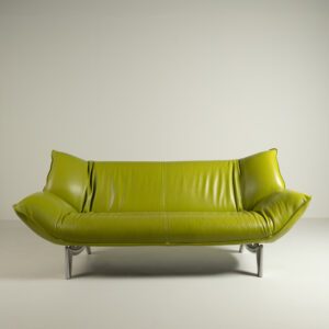Leolux Tango Bank 3-Zits Groen Leer