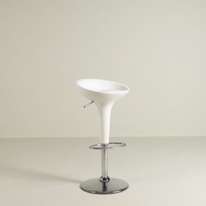 Magis Bombo Barkruk Wit Kunststof - Chroom