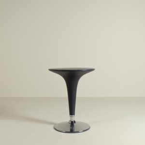 Magis Bombo Table Tafel Rond Antraciet Kunststof - Chroom