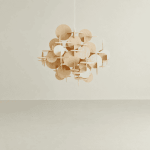 Normann Copenhagen Bau Large Hanglamp Naturel Hout