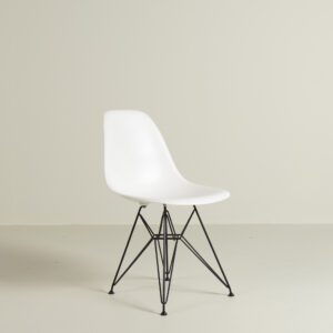 Vitra DSR Stoel Wit Kunststof - Zwart