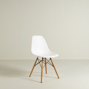 Vitra DSW Stoel Wit Kunststof - Hout