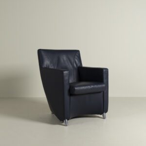 Leolux Dolcinea Fauteuil Zwart Leer