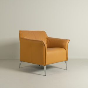 Leolux Mayon Fauteuil Oranje Leer