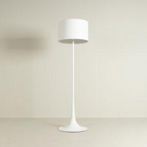 Flos Spun Light Vloerlamp Wit Aluminium