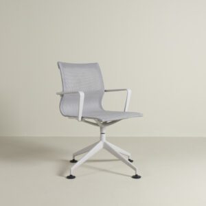 Vitra Physix Conference Stoel Lichtgrijs Netweave - Soft Grey
