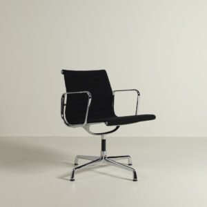 Vitra EA108 Stoel Zwart Hopsak - Chroom